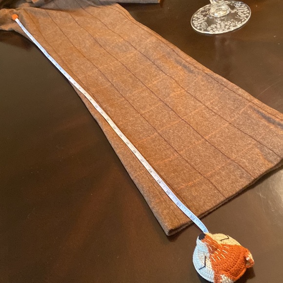 Express Design Studio Editor Windowpane Herringbone Wool Blend Pants - Picture 10 of 10